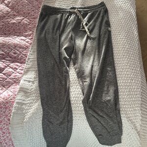 Vuori Heathered Gray Performance Joggers